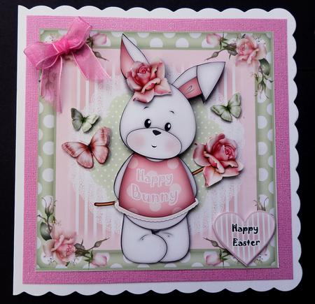 Happy Bunny Mini Kit by Bernie Mclaughlin