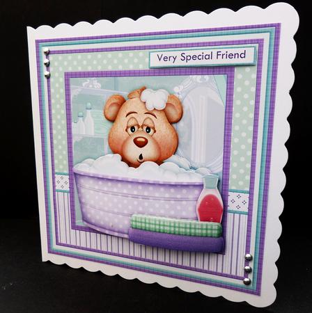 Soaking Causes Wrinkles 8x8 Mini Kit & Decoupage by Bernie Mclaughlin