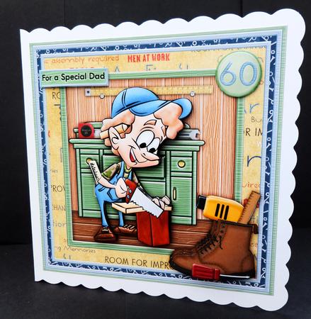 I Came I Sawed I Fixed It 8x8 Tool Shed Mini Kit by Bernie Mclaughlin