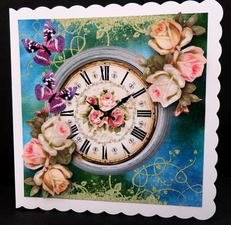 Vintage Time Square Card Mini Kit by Bernie Mclaughlin