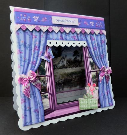 Cottage View Window Aperture 8x8 Mini Kit by Bernie Mclaughlin