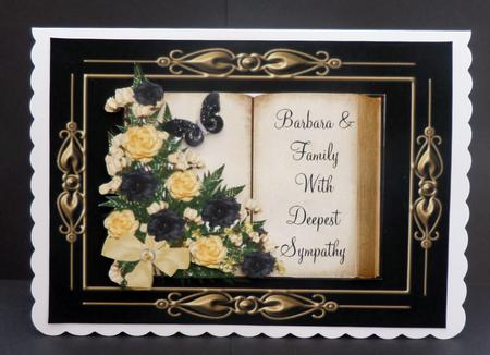Sympathy Floral Condolence by Bernie Mclaughlin