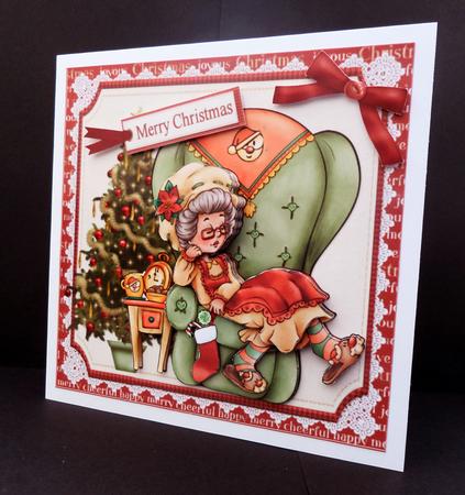 8x8 Waiting for Santa Mini Kit by Bernie Mclaughlin