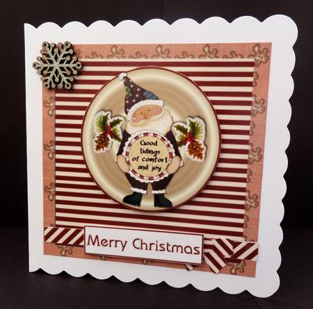 Mix'n'match Kit - Santa with Sign 1 by Bernie Mclaughlin