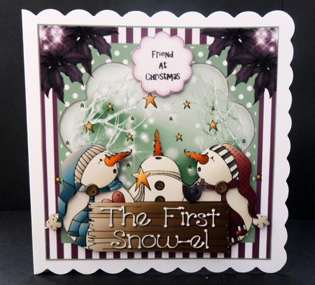 The First Snow-el! Card Front Kit by Bernie Mclaughlin