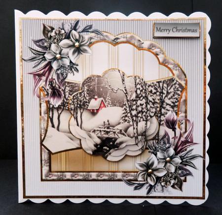 Crossing the Bridge Home Card with Pyramid by Bernie Mclaughlin
