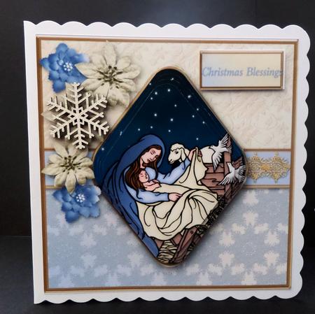 Holy Nativity - Diamond Pyramid Card Mini Kit by Bernie Mclaughlin