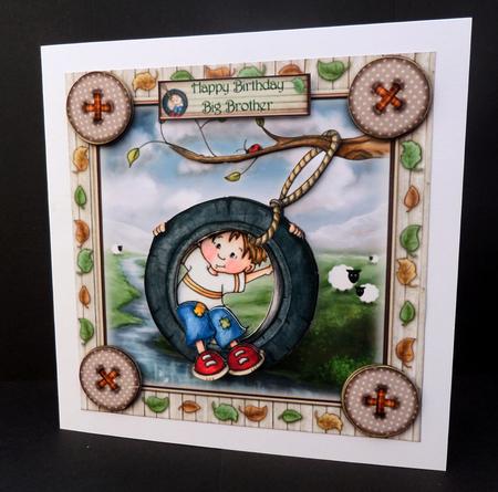The Tyre Swing by Bernie Mclaughlin