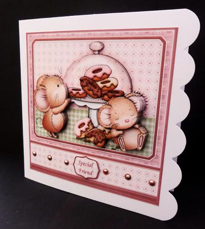 Doughnuts & Sprinkles 7.5 Decoupage Mini Kit All Occasions by Bernie Mclaughlin