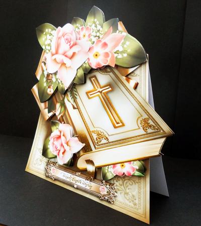 Roses Easter Wishes Card Mini Kit by Bernie Mclaughlin