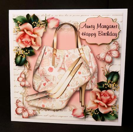 Handbags & Gladrags Paris Chic 8x8 Quick Topper by Bernie Mclaughlin