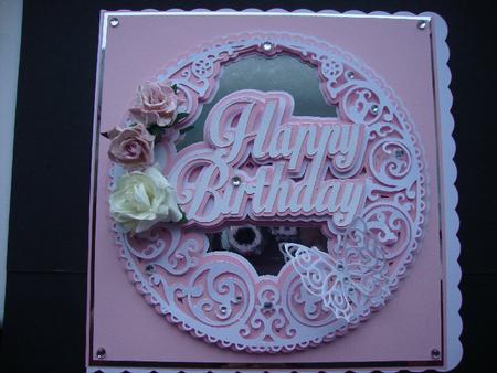 Happy Birthday Round Topper by Beth KENDAL-WOOD