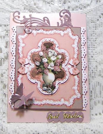 Lilacs and Tulips, Rose by Beth Schwan