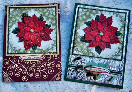 Poinsettia Christmas Decoupage (2) by Beth Schwan