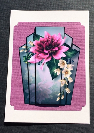 Art Deco Stacker - Purple Dahlia by Bettina Keis Jensen