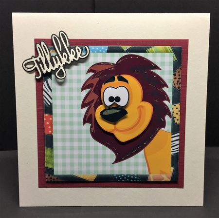Friendly Lion 7x7 by Bettina Keis Jensen