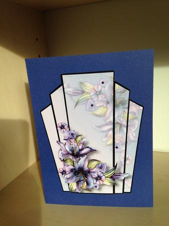 Art Deco Stacker Topper - Wynter Lilies by Bettina Keis Jensen