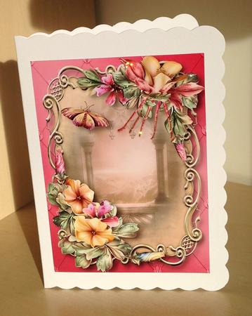 Fleur De La Foret Golden Scene in Pink by Bettina Keis Jensen