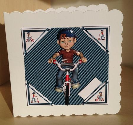 Boys Bike Ride by Bettina Keis Jensen