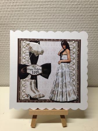La Creme, Chic Birthday Card Mini Kit in Cream by Bettina Keis Jensen