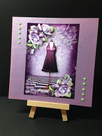 Chic Amethyst Dress and Roses by Bettina Keis Jensen
