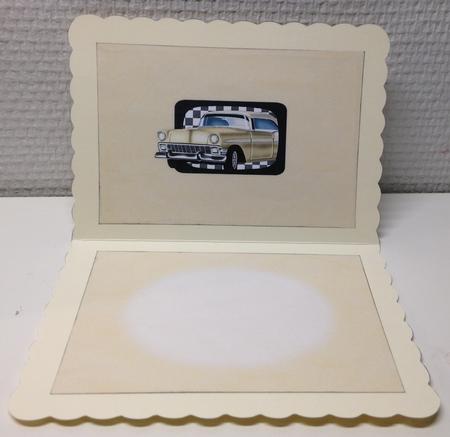1950s Car 1 - Card Insert by Bettina Keis Jensen