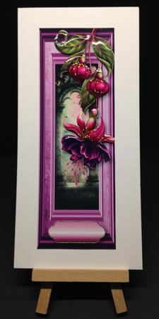 Large Dl Fuschia Framed by Bettina Keis Jensen