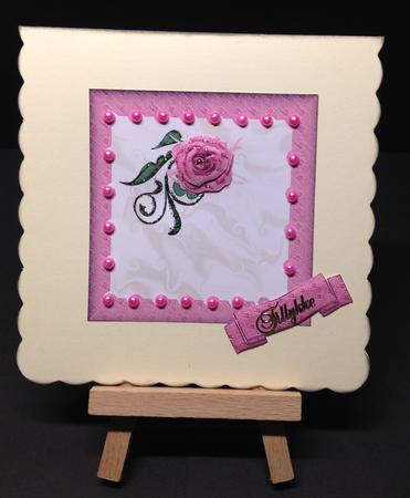 Dusky Pink Rose by Bettina Keis Jensen