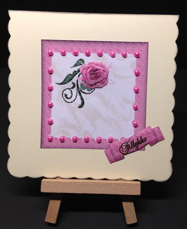 Dusky Pink Rose by Bettina Keis Jensen
