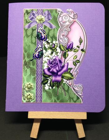 Over the Edge Roses and Butterflies by Bettina Keis Jensen