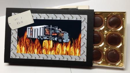 Beer Trucker Fathers Day Card Front by Bettina Keis Jensen