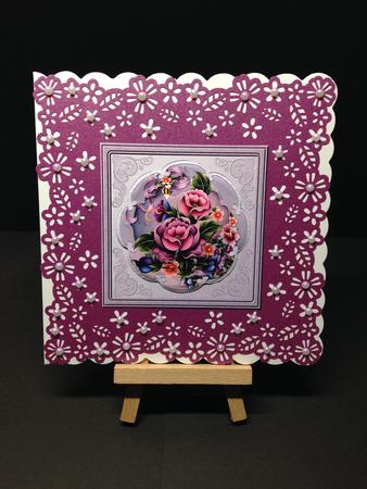 Enchanted Garden Card and Stacker by Bettina Keis Jensen