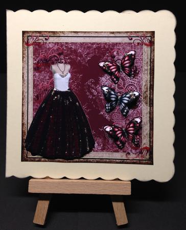 Red Ball Gown by Bettina Keis Jensen