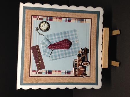 Lovely Gentlemans Card Fo Dad  by Bettina Keis Jensen