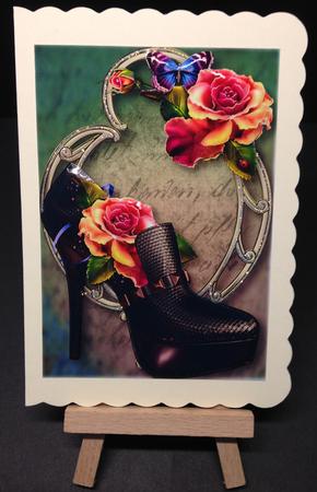 Stunning Shoes - the Milan Collection - Beautiful Roses by Bettina Keis Jensen
