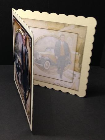 Art Deco Man Antonio (gold) Insert by Bettina Keis Jensen