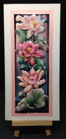 Large Dl Gorgeous Lotus Flowers Mini Kit by Bettina Keis Jensen