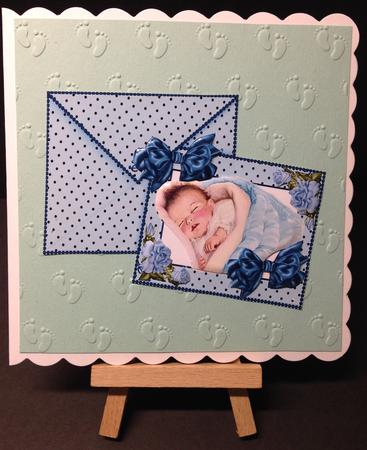 Sweet Dreams Baby Boy on Card & Envelope by Bettina Keis Jensen