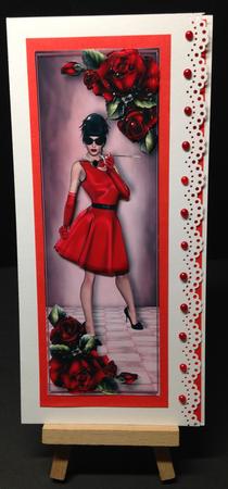 Large Dl Red Roses Chic by Bettina Keis Jensen