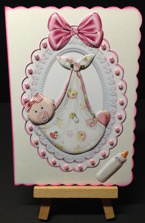I Am Here! a Cute Bundle a Baby Girl with Her Bottle by Bettina Keis Jensen