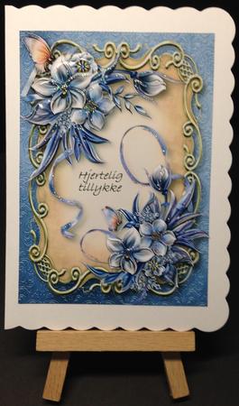 Wynter Flowers Floral Plaque by Bettina Keis Jensen