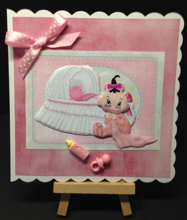 Baby Girl with Her Blanket by Bettina Keis Jensen