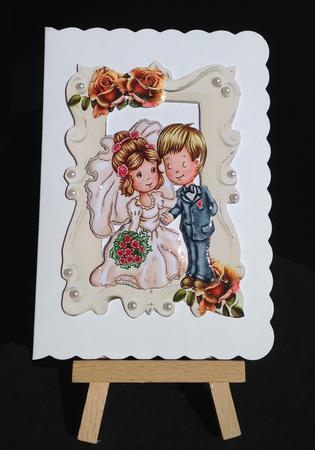 Wedding Day with Gold Roses and Champagne by Bettina Keis Jensen