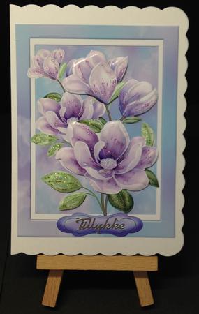 Lovely Magnolias in Soft Lilac by Bettina Keis Jensen