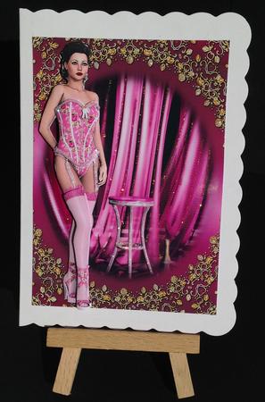 Lady in Pink Basque by Bettina Keis Jensen