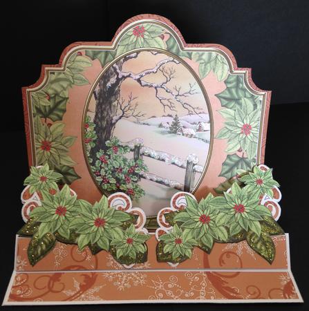 Christmas Winters Tale 3D Easel Card Mini Kit by Bettina Keis Jensen