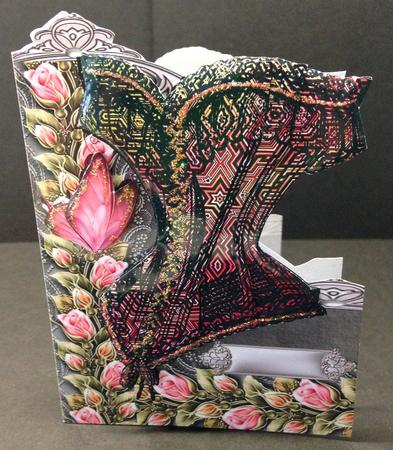 French Corset Minikit - Summer Days Corset with Roses by Bettina Keis Jensen