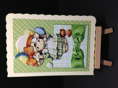 Does This Hat Look Nice on Me Over the Edge Card by Bettina Keis Jensen