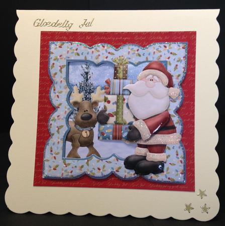 Santa Collecting the Presents by Bettina Keis Jensen