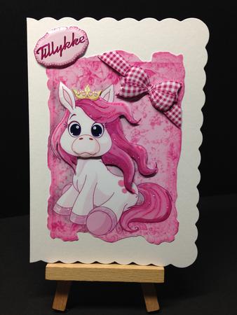 Cute Pink Pony Topper by Bettina Keis Jensen
